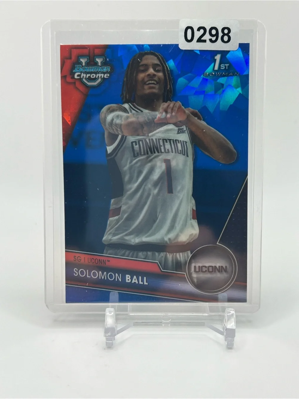 Solomon Ball UConn Topps Card 🏀 1st Bowman